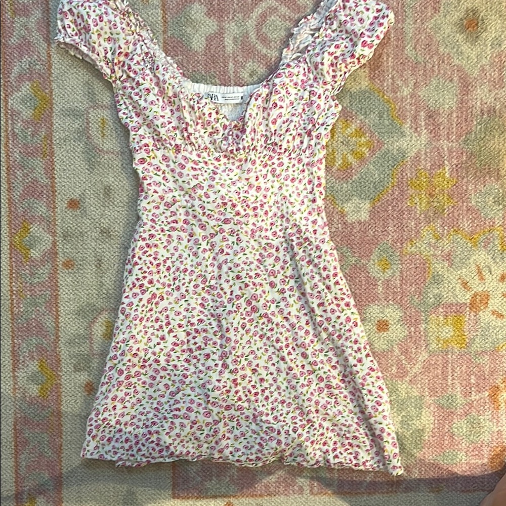 Zara floral dress